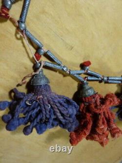 Camel Trappings Tassels Afghanistan or India Metal & Natural Dyes Vintage ^
