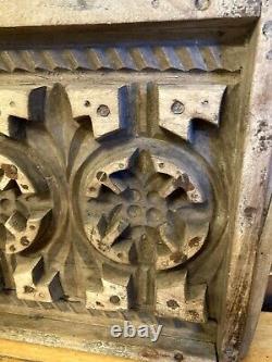 Carved Antique/Vintage Wooden Indian Cement/Paster Casting Mould Wall Sculpture