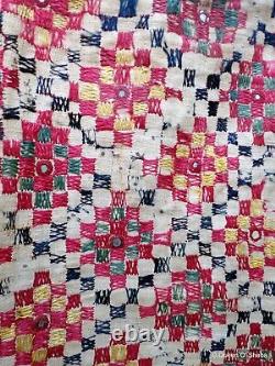 Dharanio Textile India Embroidery Saurashtra Gujarat Wall Hanging Antique