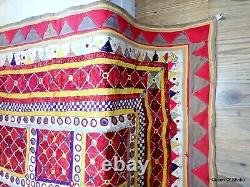 Embroidered Ceremonial Chakla Cloth Textile India Saurashtra Community Gujarat