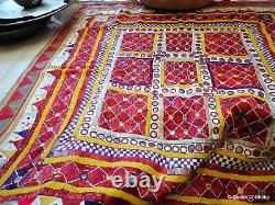 Embroidered Ceremonial Chakla Cloth Textile India Saurashtra Community Gujarat