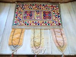 Embroidered Ceremonial Toran Gujarat 20th C Vintage