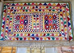 Embroidered Ceremonial Toran Gujarat 20th C Vintage^