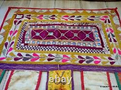 Embroidered Ceremonial Toran Gujarat 20th C Vintage#