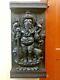 Ganesh Wooden Wall Panel Hindu Vintage Standing Ganesha Sculpture Statue Decor
