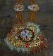 Garlands Christmas Decorations Fine Handmade Indian Zardosi Embroidery Vtg