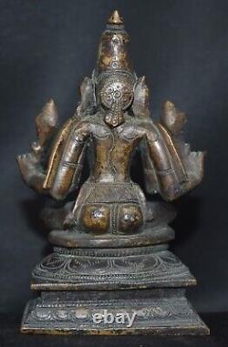 Goddess Hindu large Maheshwari Parvathi 5 inches vintage