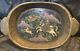 Indian Hand Painted And Carved Hunting Scene Tray Antique & Vintage