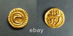 India Independent Kingdoms, Mysore, Tipu Sultan, Gold Fanam