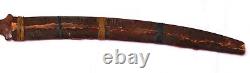 Indian Old Vintage Original Handmade Iron Sword With Wooden Leather Cover Br 585