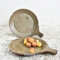 Industrial Vintage Antique Indian Marble Serving Platter