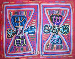 Kuna Indian Mola Textile Panama Latin America Applique Vintage Authentic 5