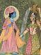 Large Exceptional Pichhavai Krishna Painting With Gopis 71 X 36 Exc Cond