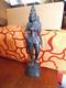 Lakshmi Wood Carved Goddess Figurine Antique Indian Hindu Goddess 31cm 12 1/4