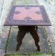 Large Beautifully Carved Antique Folding Anglo/ Indian Side Table