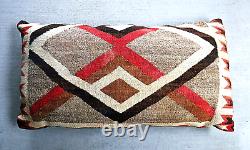 Large Early Antique Vintage 1880s-1900s Native American Navajo Indian Pillow 34