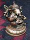 Large Vintage Antique Brass Statue Hindu Indian God Lord Ganesh/ganesha & Rat