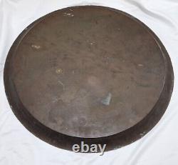 Large Vintage Brass Tray (Indian, Persian, Arabic, Islamic) 73cm diameter