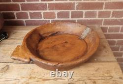 Large vintage Indian dough bowl