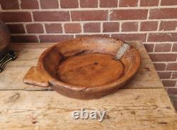 Large vintage Indian dough bowl