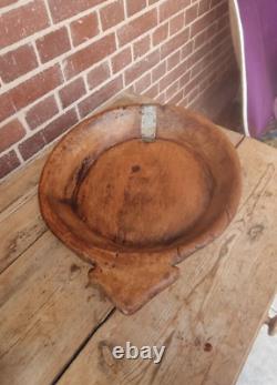 Large vintage Indian dough bowl