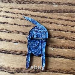 Laughing Indian Motorcycle Pin Badge 1916 Early Antique Scout 101 Power Plus