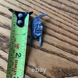 Laughing Indian Motorcycle Pin Badge 1916 Early Antique Scout 101 Power Plus