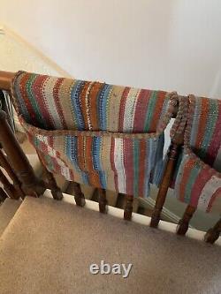 Linen Laundary Basket Bag Boho Indian Vintage Rajesthan