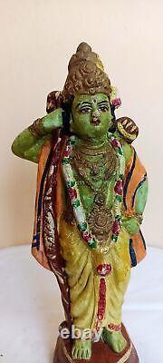 Lord Shiva Vishnu Antique Vintage Terracotta Pottery Clay Statue Figure Idol G24