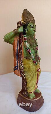 Lord Shiva Vishnu Antique Vintage Terracotta Pottery Clay Statue Figure Idol G24