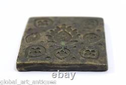 Lot Of Two Indian Jewellery Making Vintage Rare Bronze Dye/Seal/Stamp. G46-50