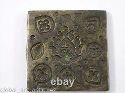 Lot Of Two Indian Jewellery Making Vintage Rare Bronze Dye/Seal/Stamp. G46-50