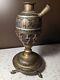 Old Antique Hand Crafted Fine Inlay Painted Engraved Brass Hookah Base Pot-ho2