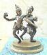 Old Antique Vintage Brass Dancing Hindu God Goddess Idol Statue Figurine 18 Cm