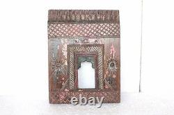 Old Vintage Antique Rare Carved Wooden Wall Frame Decorative Collectible PF-37