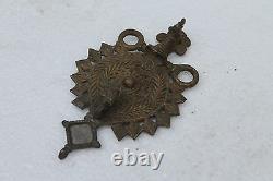 Old Vintage Brass Handcrafted Engraved Kutch Jewellery Pendal NH1086
