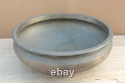 Old Vintage Handmade Brass Urli Antique Uruli Vessel Vastu Bowl Home Decor BN-82