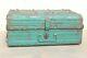 Old Vintage Iron Trunk Box Antique Indian Storage Home Decor Collectible Bn-32