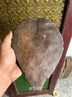 Old Vintage Primitive Rich Patina Stone Baby Medicine Mortar For Grinding Plate