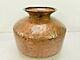 Old Vintage Rare Copper Hammered Big Water Storage Pot, Rich Patina Collectible