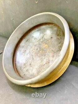 Old Vintage Rare Handmade South Indian Bronze Good Sound Urli Bowl, Kichanware