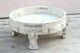 Old Vintage White Grinder Chakki Table Antique Rustic Home Decorative Table Bn69