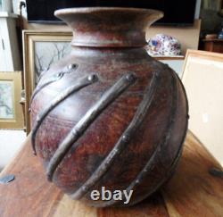 Old Wooden Himachal Water Pot /Himachal pots / Indian pots Matka Water Pot