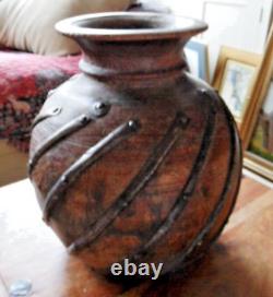 Old Wooden Himachal Water Pot /Himachal pots / Indian pots Matka Water Pot