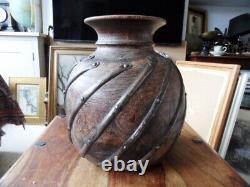 Old Wooden Himachal Water Pot /Himachal pots / Indian pots Matka Water Pot