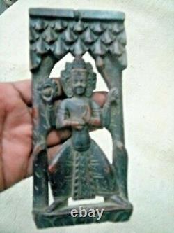 Old vintage Hanging Wooden Quality Very Old Radha Tara, God Carved Sculpture