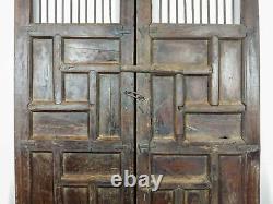 Pair of Large Antique Vintage Indian Garden Gates Doors MILL-908/3