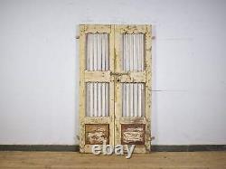 Pair of Vintage Indian Jali Doors Gates for Home and Garden