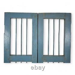 Pair of Vintage Indian Jali Doors Gates for Home and Garden