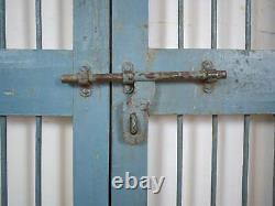 Pair of Vintage Indian Jali Doors Gates for Home and Garden